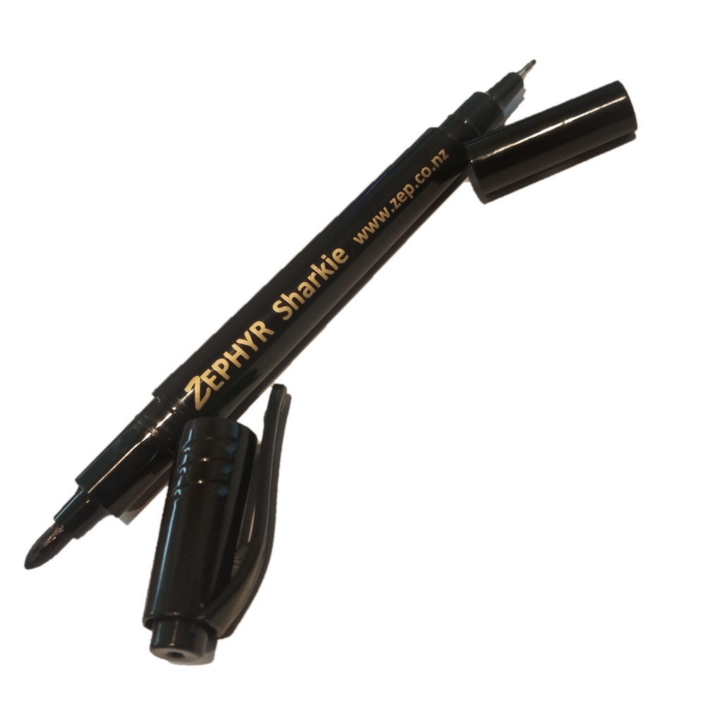 Zephyr Sharkie Double Ended Marker Pen