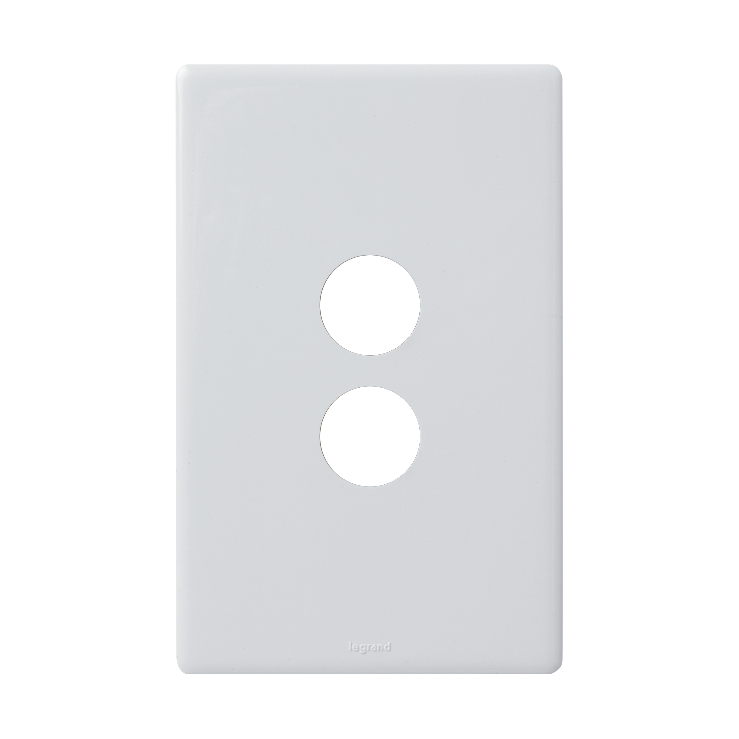 2-GANG GRID & COVERPLATE WHITE, EXCEL LIFE