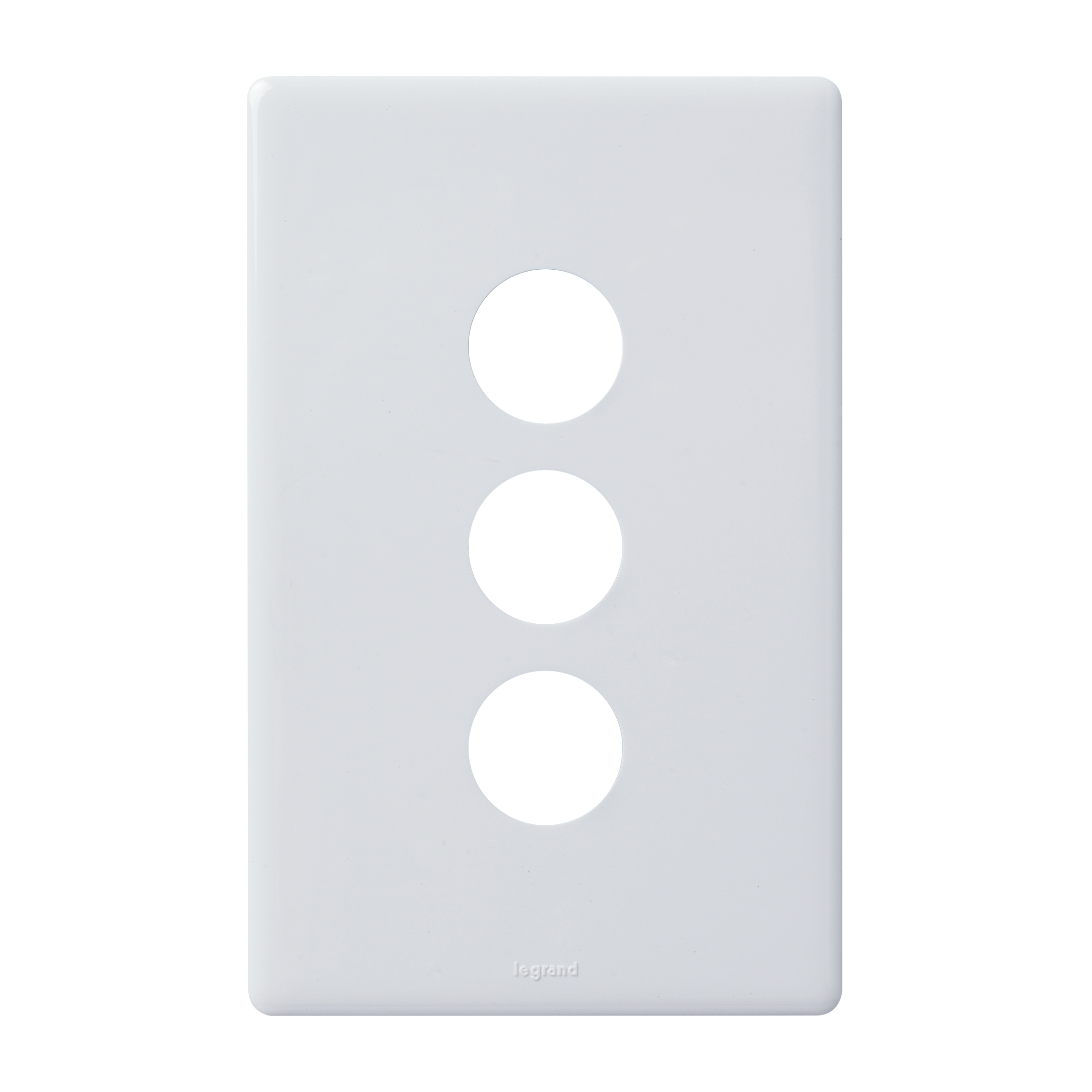 3-GANG GRID & COVERPLATE WHITE, EXCEL LIFE