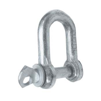 D SHACKLE GALV 3/16OR 5MM