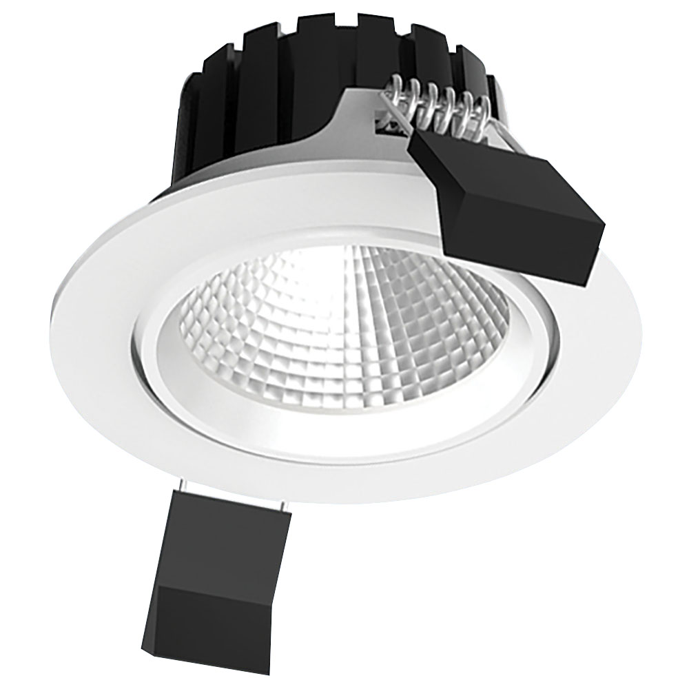 8W LED RECESSED WH