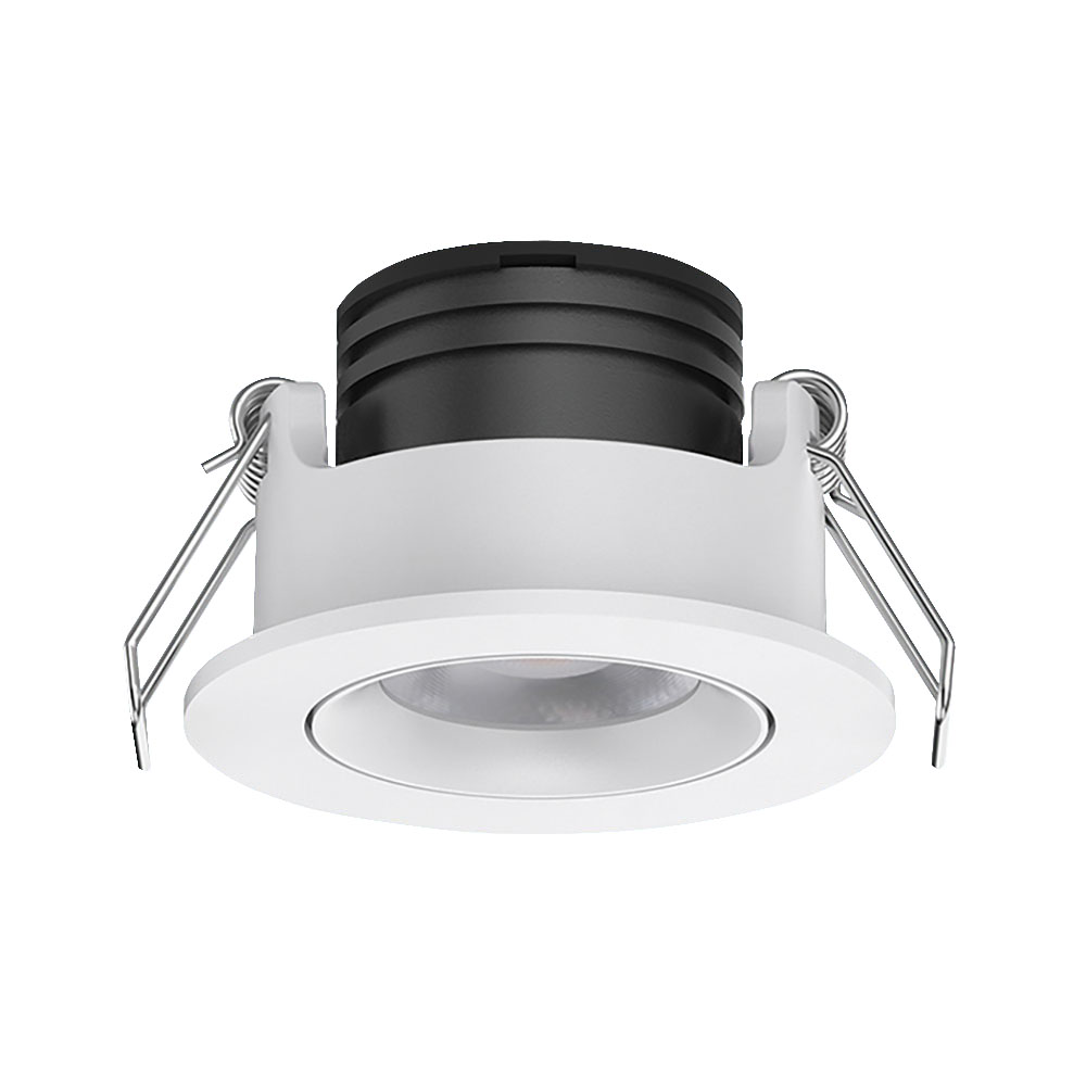 3W LED RECESSED WH