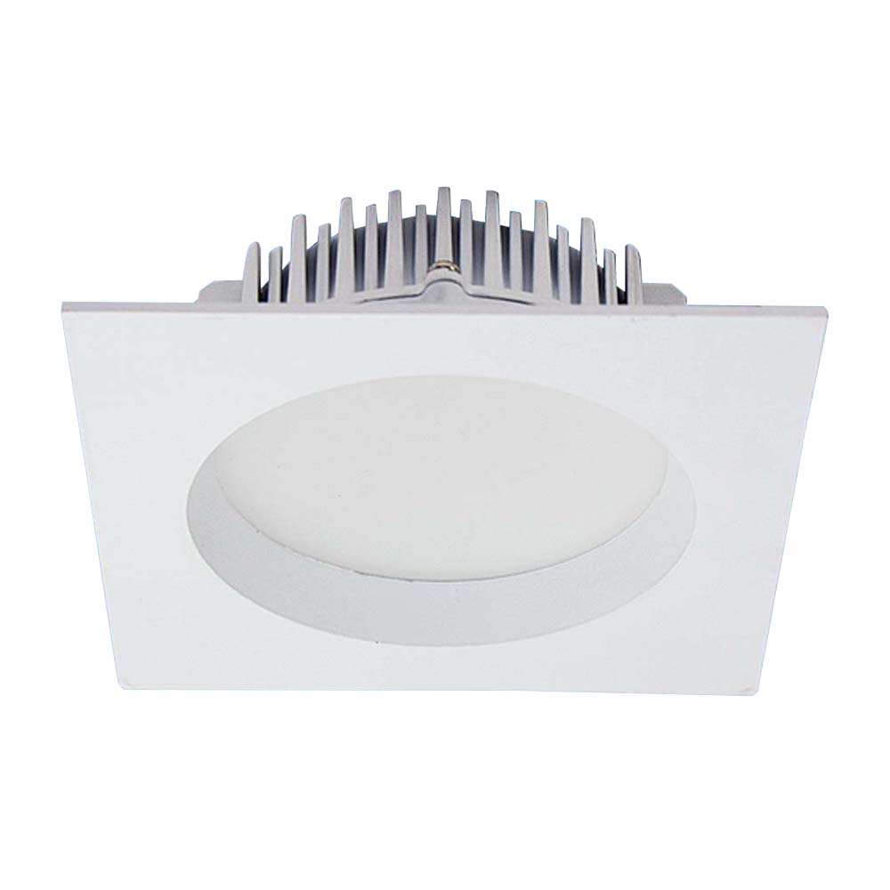13W LED SQ RECESSED WH