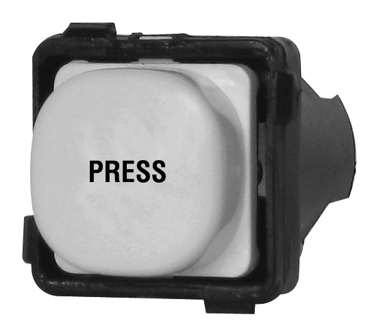 2A Press Switch Mechanism, White