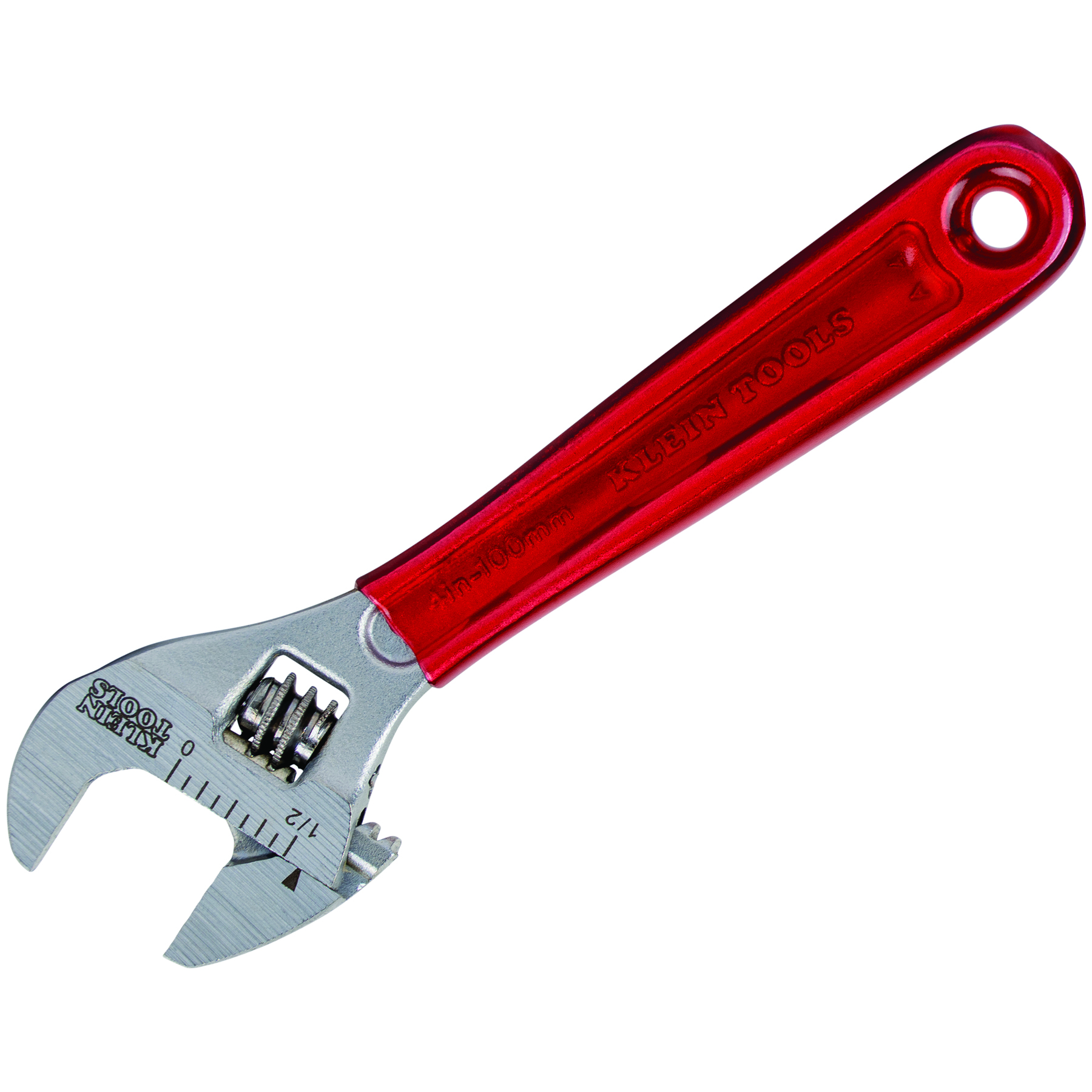 ADJUSTABLE WRENCH PLASTIC DIPPED 4IN
