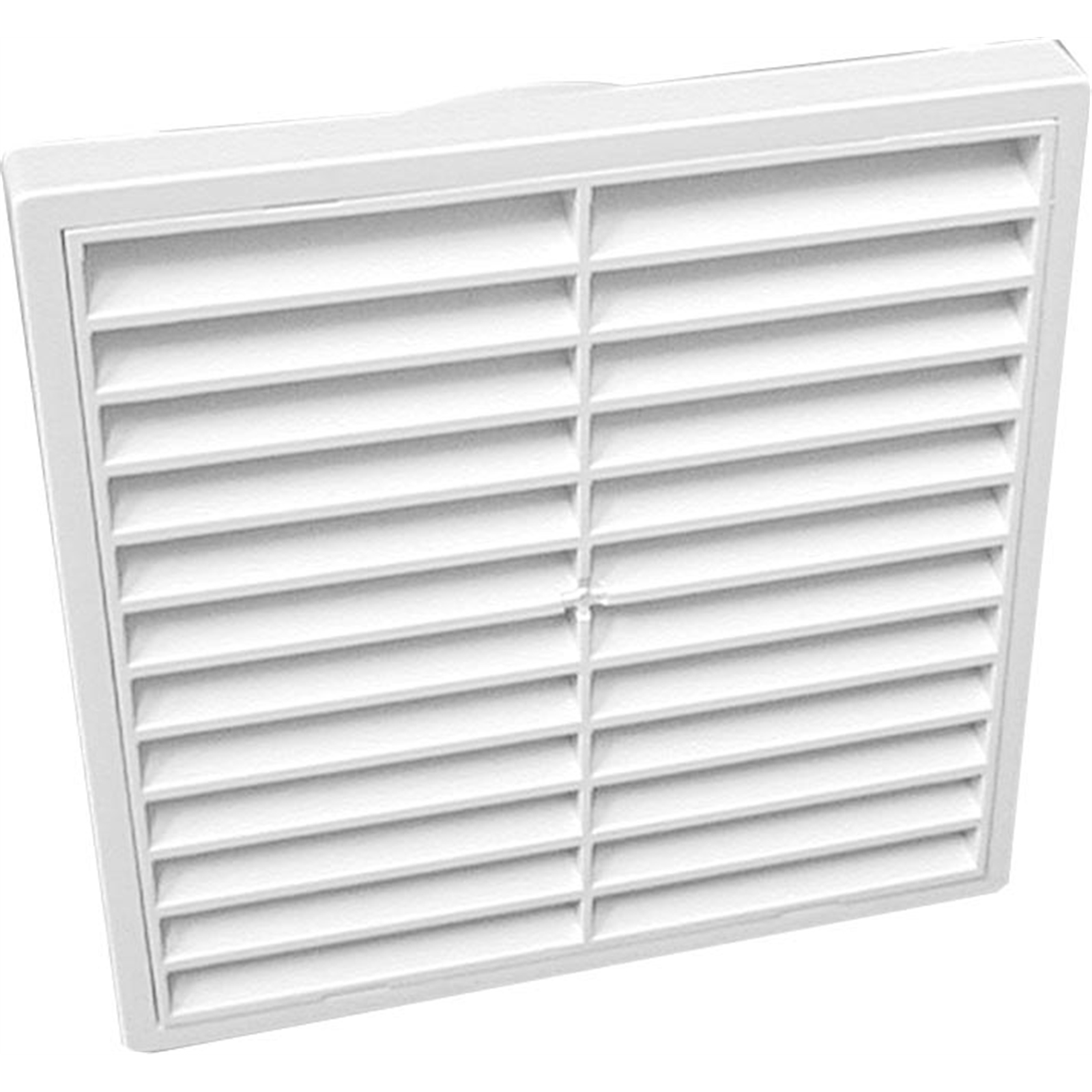200mm FIXED WHITE GRILL - BAGGED