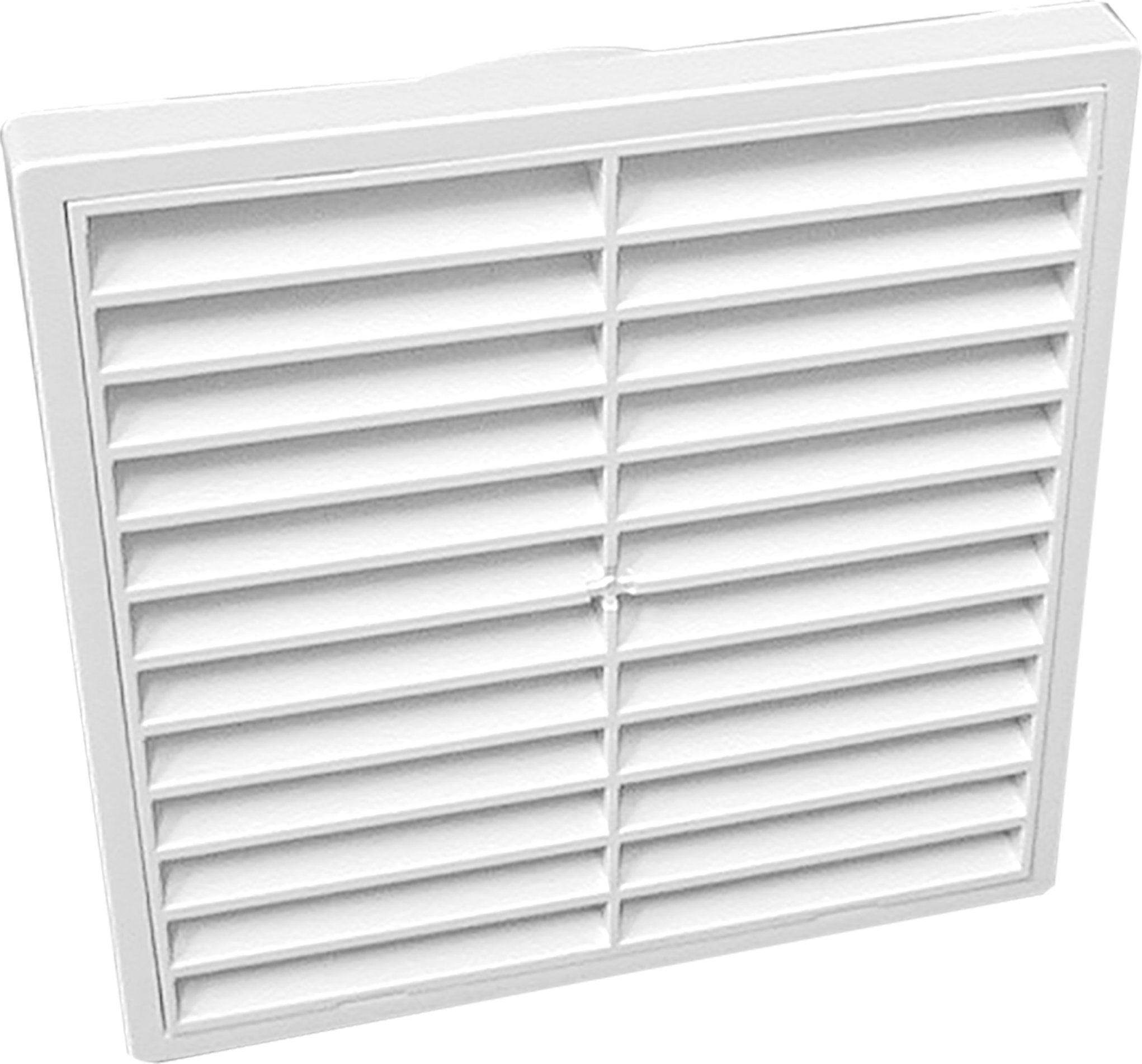 100mm GRILL FIXED WHITE