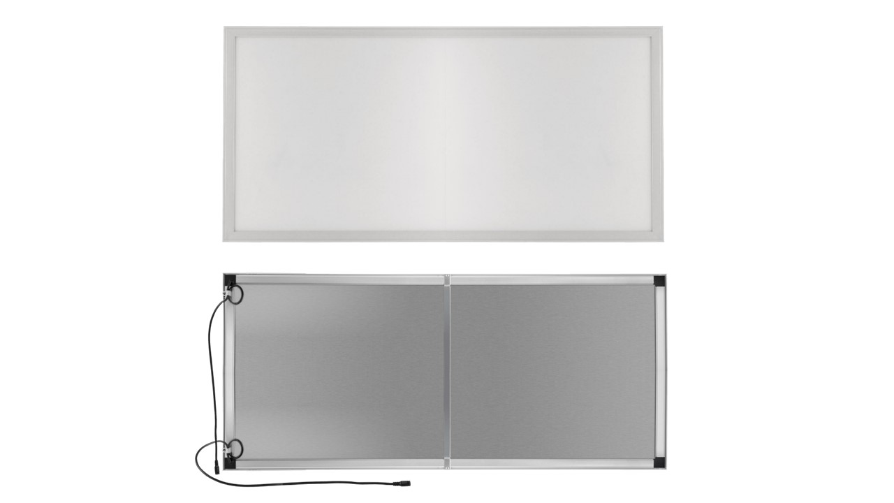 LED Panel Non -Flickering, Quick Connection, 1200X600, 6500LM, 5000K, ICF, Cri90, 5-Year Warranty