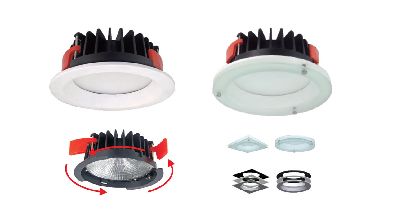 LED Downlight 29W 2610LM 4000K 170mm Cutout 195mm Overall