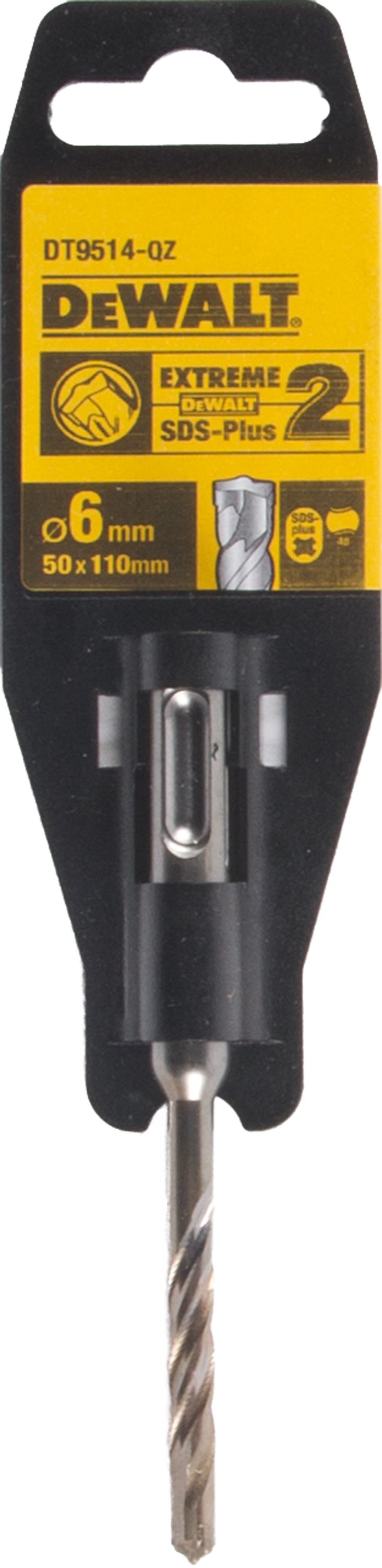 DEWALT SDS Plus Extreme Drill 6mm X 110 X 50 2 Cutter