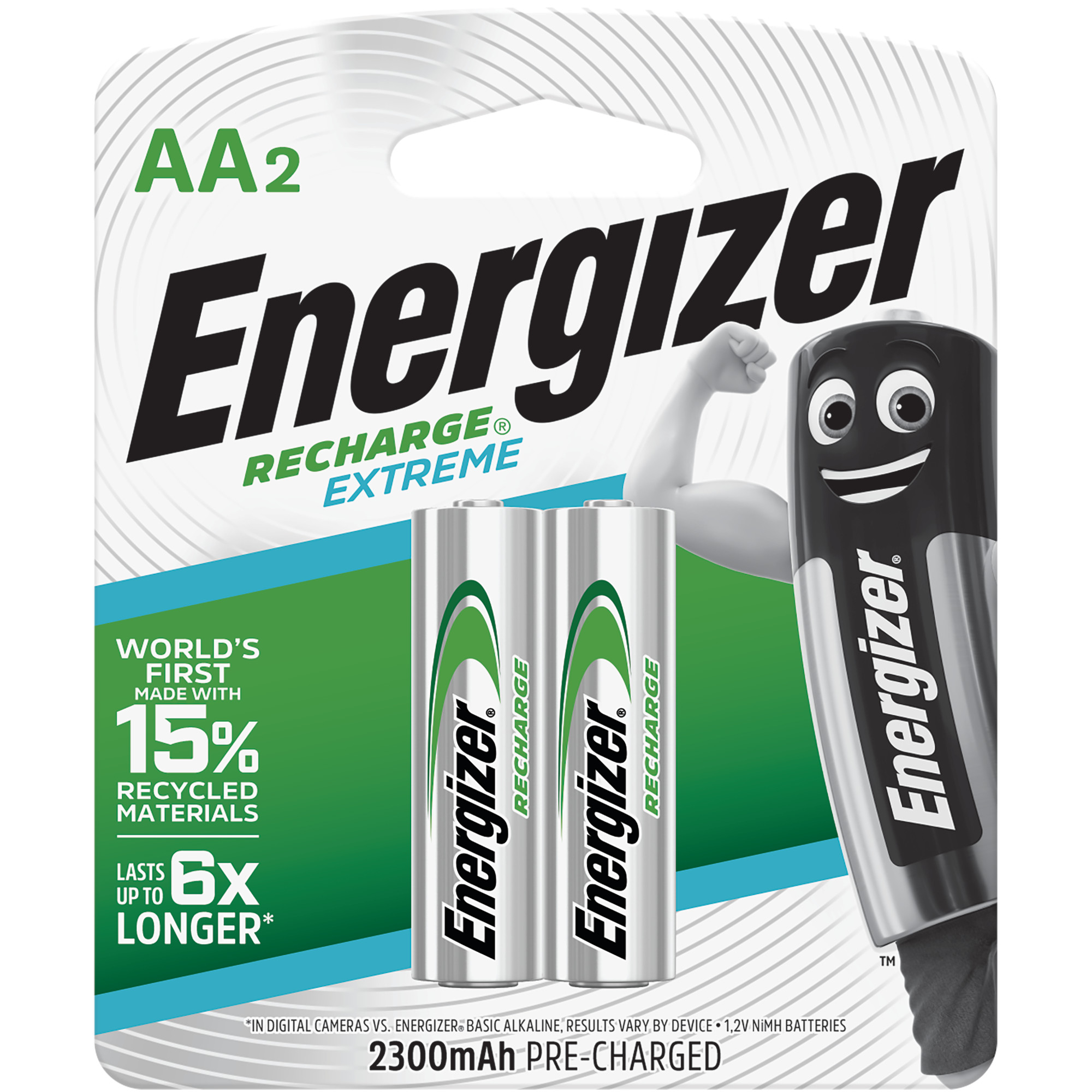 Battery rechargeable AA (pk2)