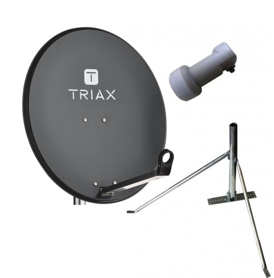 Triax TDS 64cm Dish, LNB, Roof Mount