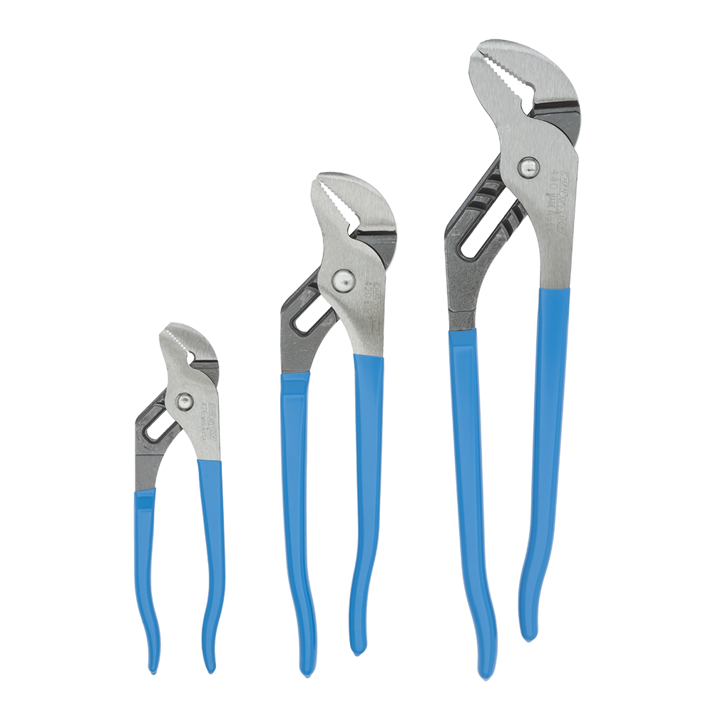 #GS-3 STRAIGHT JAW GROOVE JOINT PLIER SET-3 pc