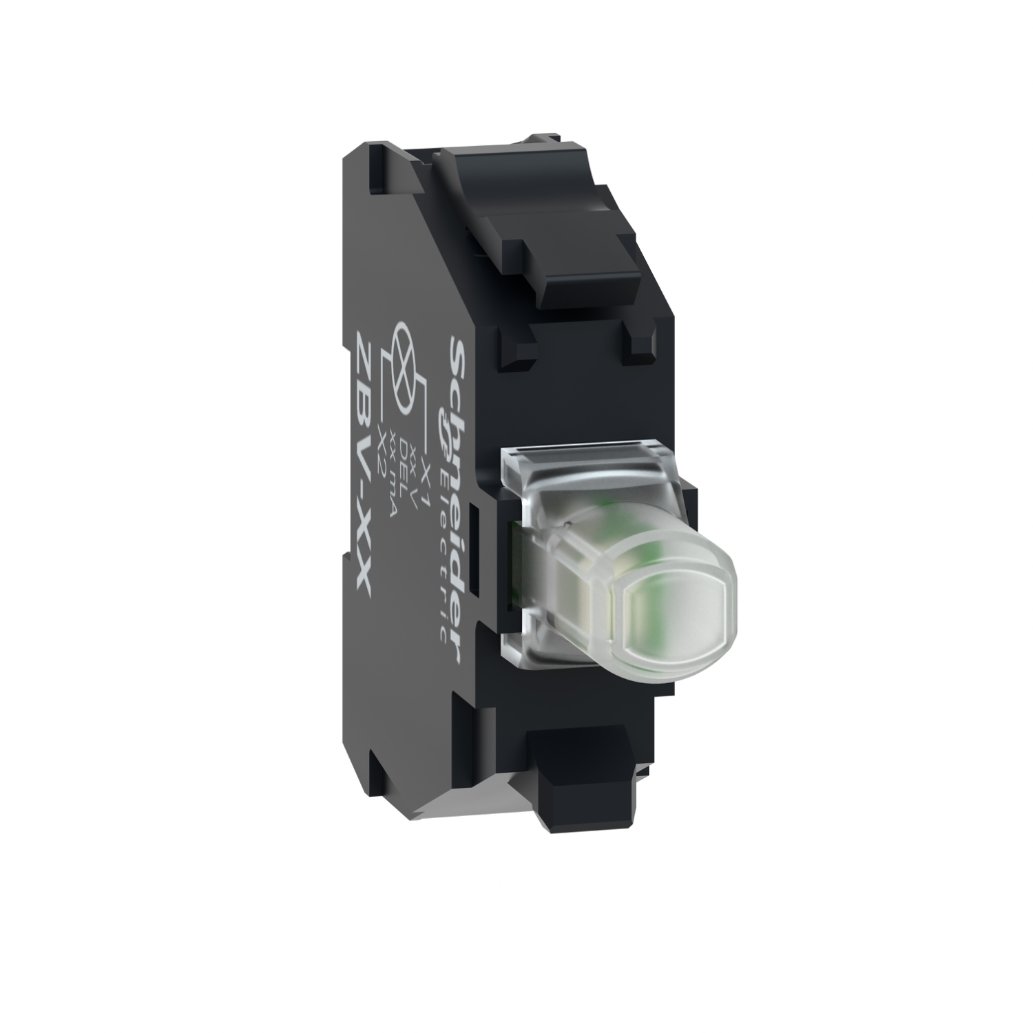 Light block, Harmony XB4, Harmony XB5, for head 22mm, universal LED, screw clamp terminals, 24…120V AC DC