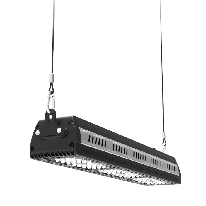 150W Nimbus Linear LED Highbay 4000K IP65 B120° CRI>80 20,250lm Finish: Graphite Black