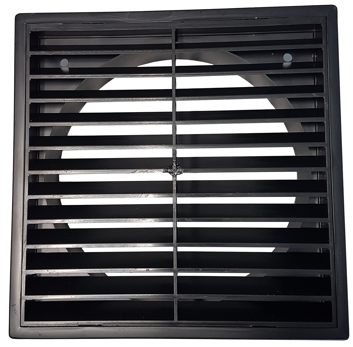 Manrose Pro Series Fixed Louvre Grille 150mm Black
