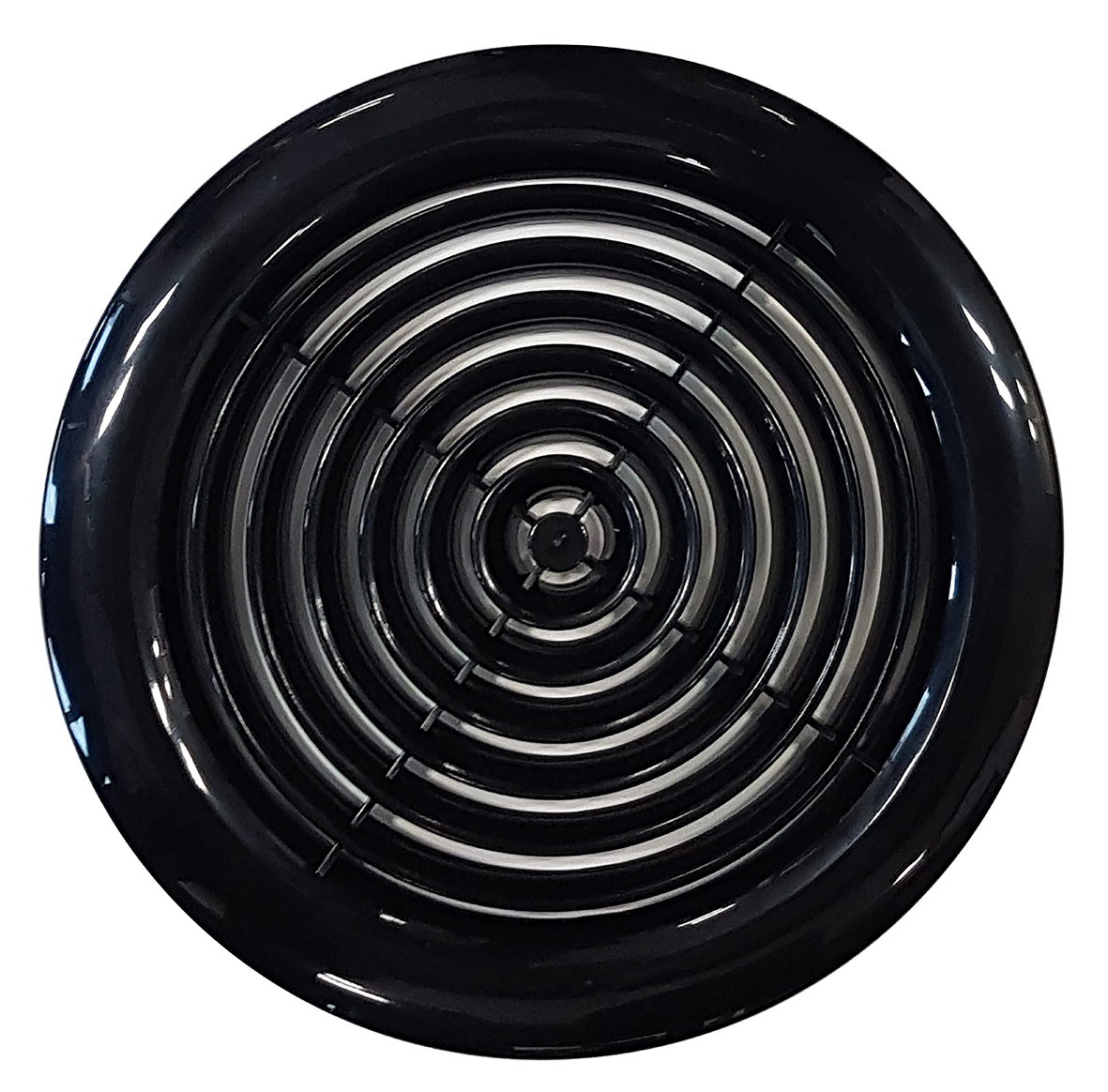 Manrose Pro Series Wall/Ceiling Grille Round 150mm Black