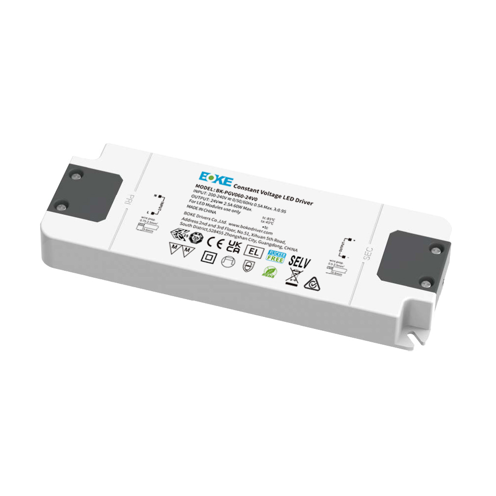 60W 24V 2.5A Constant Voltage Power Supply indoor use only